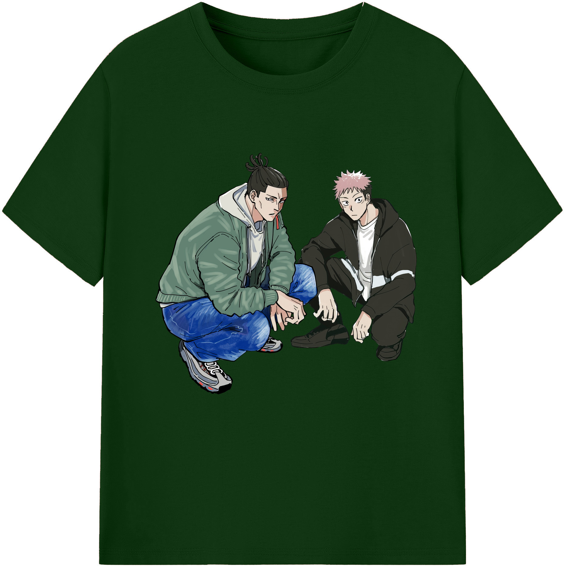 （画像用） 呪術廻戦 Jujutsu Kaisen 綿100％半袖Tシャツ（フロントプリント）
